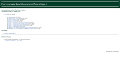 Desktop Screenshot of crmpolicygroup.org